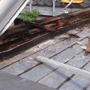 パラペットからの雨漏り